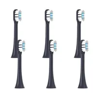 6pcs Replaceable For XIAOMI MIJIA T302 Brush Heads Sonic Electric Toothbrush Soft DuPont Bristle Brush Vacuum Refills Nozzles