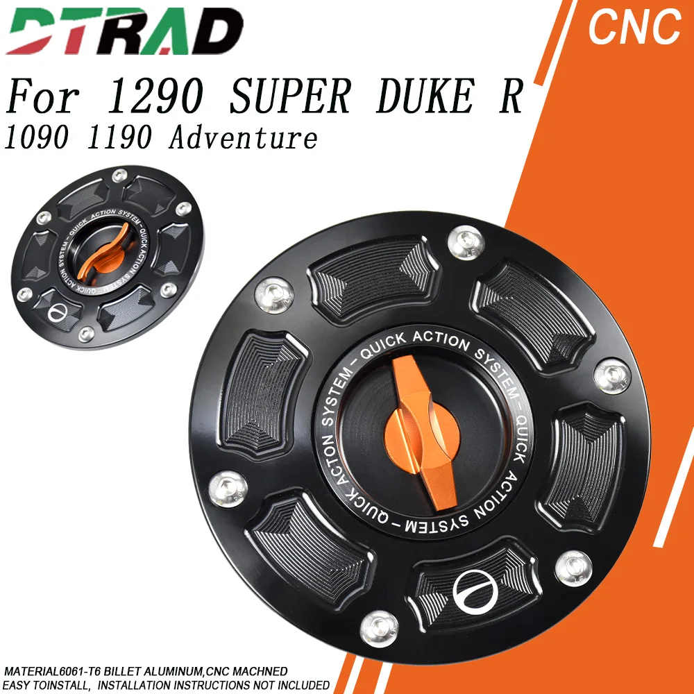 

Крышка топливного бака с быстросъемным замком для мотоциклов 1290 SUPER DUKE R GT 2014-2023, 1090, 1190 Super Adventure, CNC, для масла и топлива