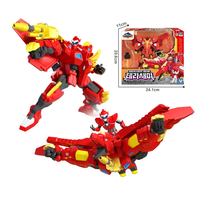 2026 Mini Force 2 Super Dino Power Transformation Robot Toys Action Figures MiniForce X Simulation Animal Deformation