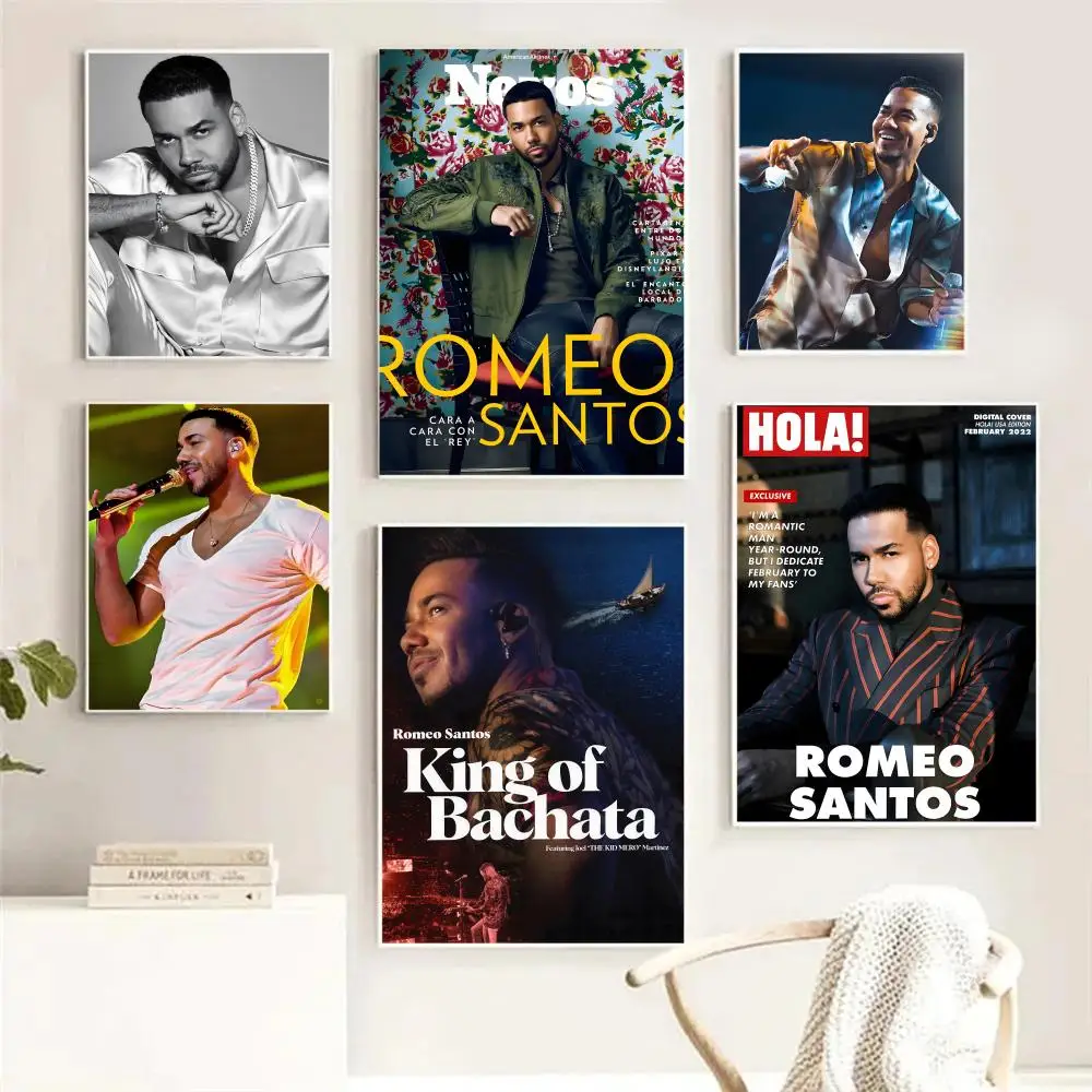 المغني R-روميو سانتوس ملصق جدار ديكور غرفة المعيشة غرفة نوم مكتب المطبخ الحديثة قماش الفن اللوحة طباعة تصميم المنزل