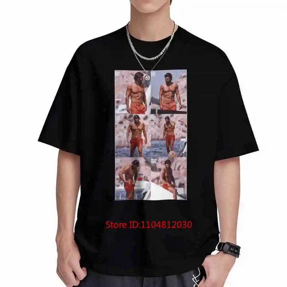 T-shirt à manches courtes Can Yaman, formes variées, 100% coton