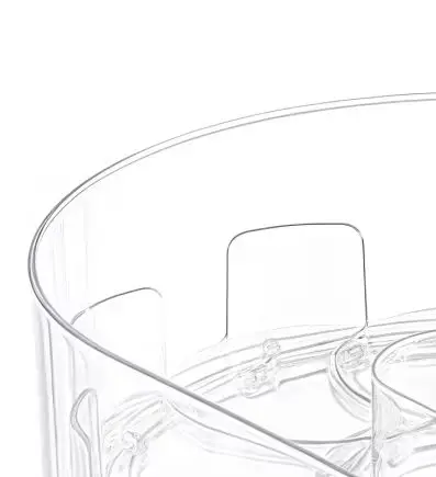 

Rotating Condiment Organizer Rack 33x21.5x7.3cm/13x8.46x2.87inch Turntable Rotating Condiment Organizer Rack For Refrigerator