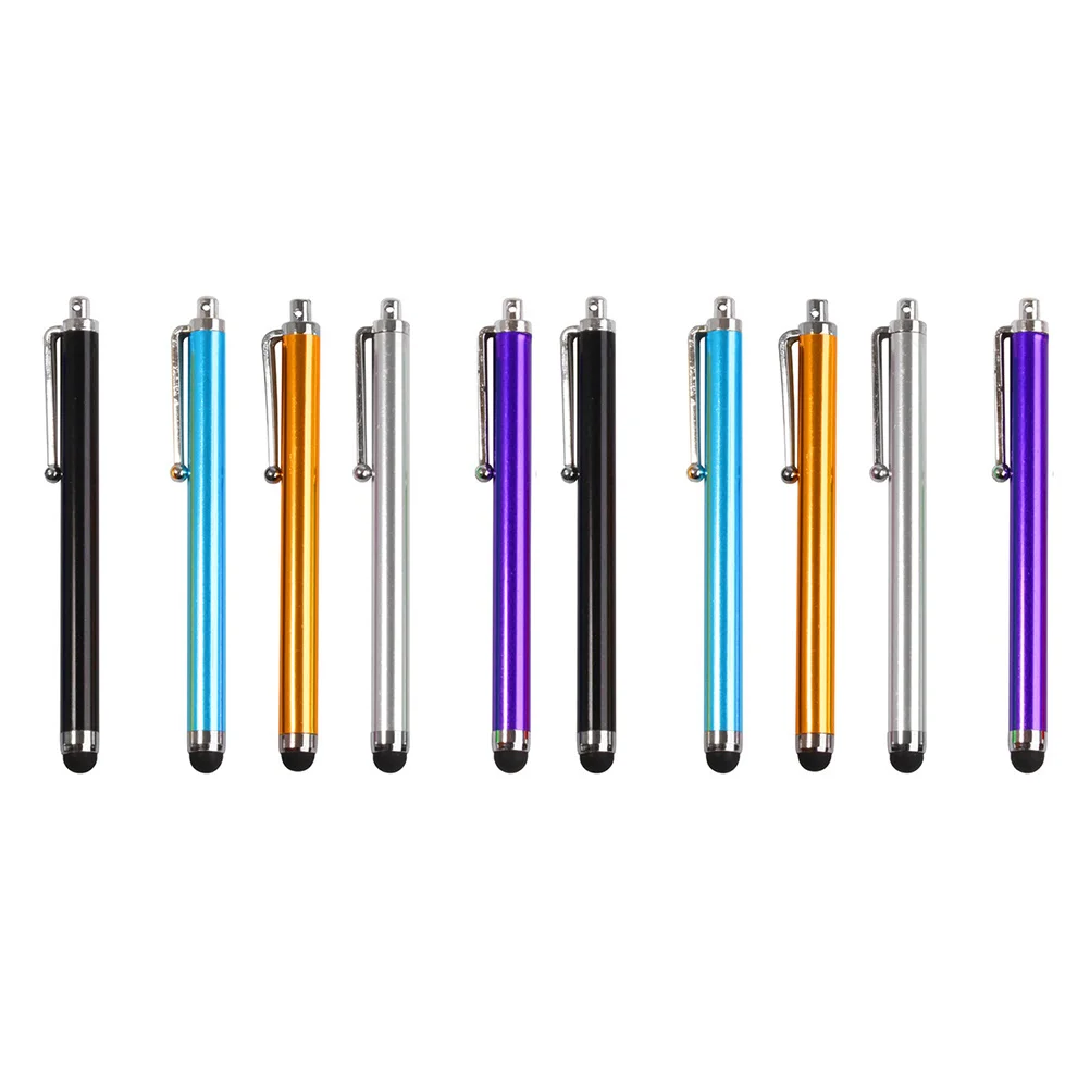 10 Pcs Capacitive Pen Smartphone Universal High Sensitivity Stylus Capitative Pens Tablet Precision Touch Screen Style Portable