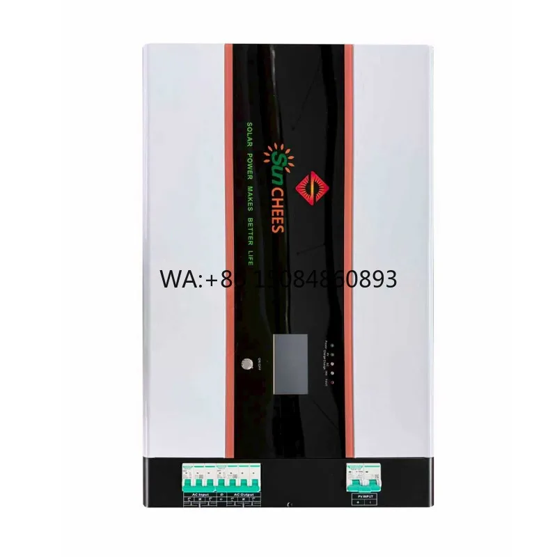 Complete Set 10Kw Wall Mount Hybrid Solar Panel Energy System Kit 10000w Set up Home Power Package With Battery Hybrid