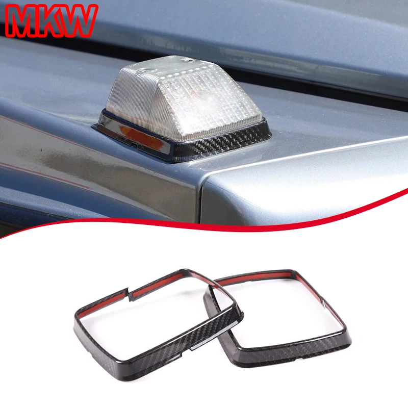 

For Mercedes-benz G Class W463 2004-2018 Real Carbon Fiber Car Hood Turn Signal Trim Cover Sticker Car Exterior Accessories