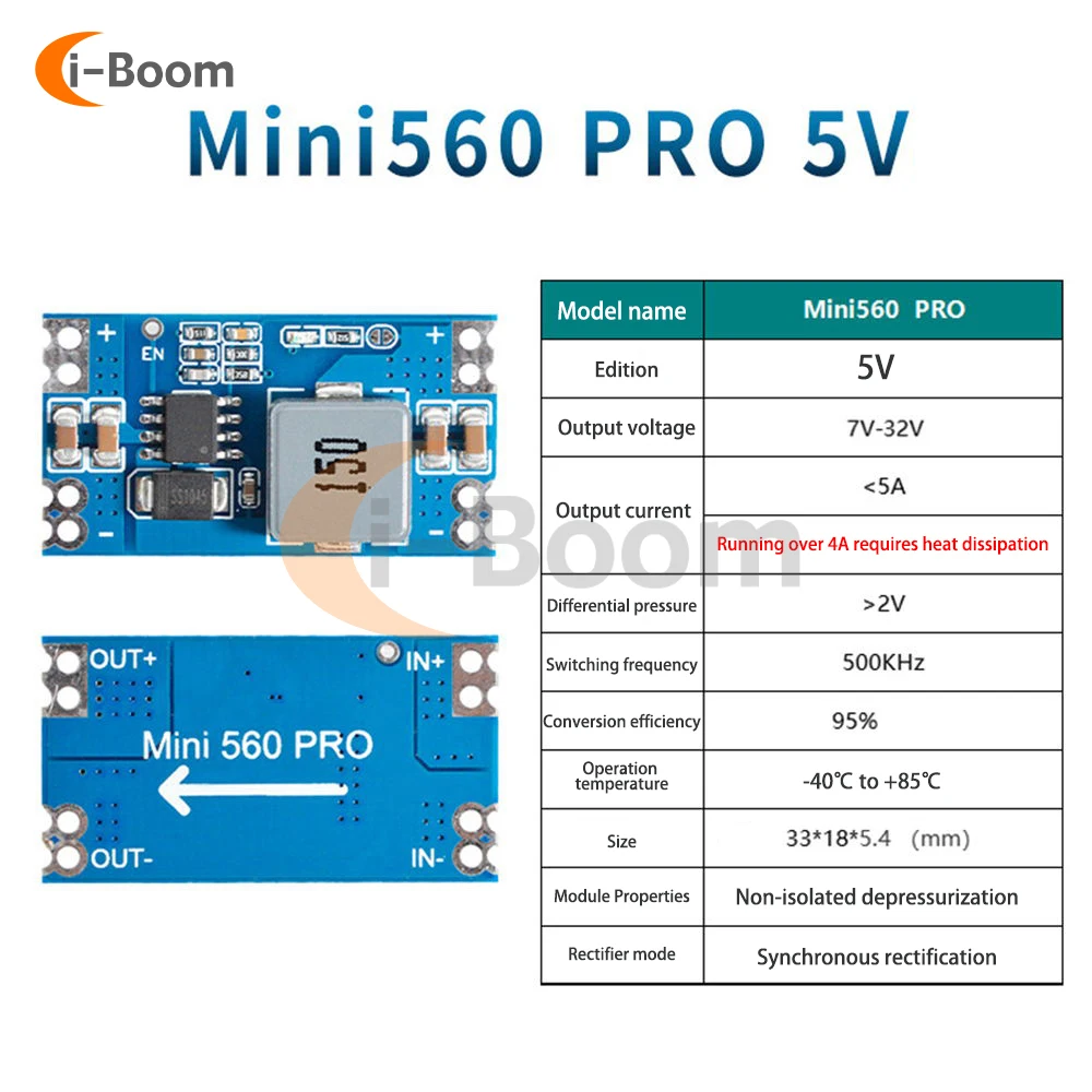 MINI560 PRO buck power supply board DC to DC buck module Converter Voltage Regulator Buck Stabilized Power Supply