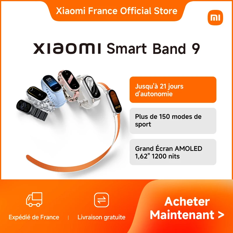 [Official] Xiaomi Smart Band 9 | Very endable up to 21 days of battery life, large screen AMOLED 