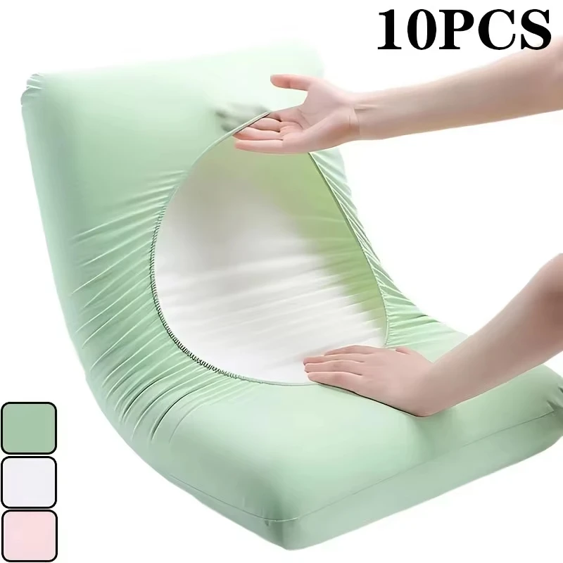 10pcs Single-use Pillow Case Disposable Thickened Breathable Pillowcase Travel Hotel Pillow Hat Travel Pillowcase