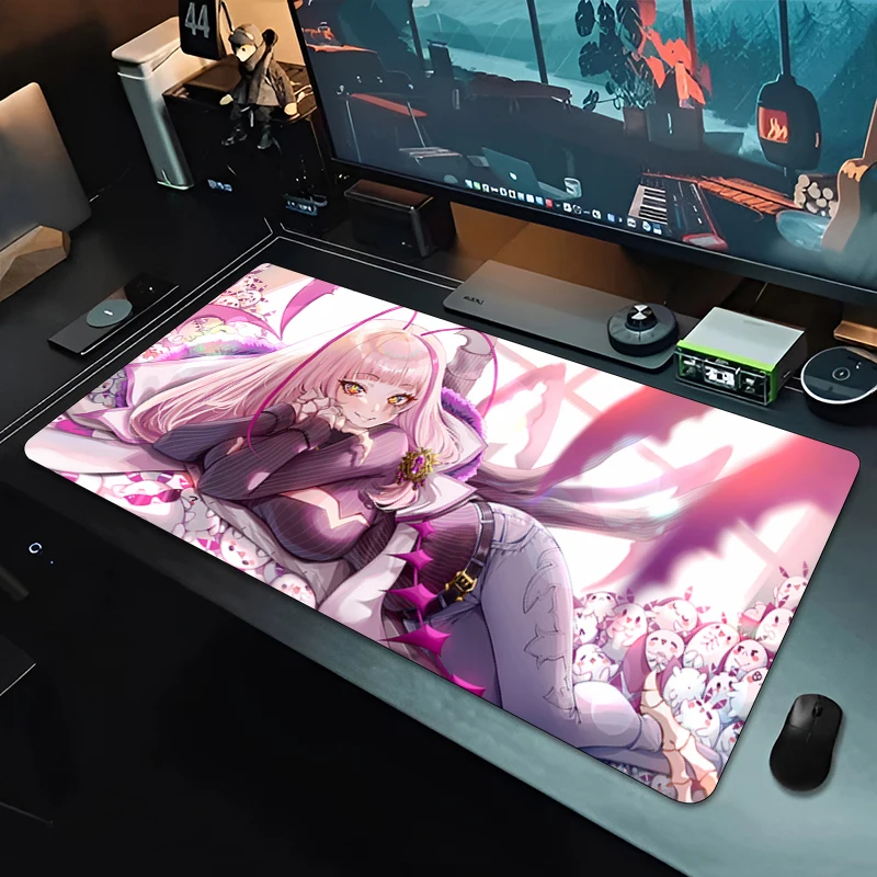 Gaming Mouse Pad V-Vshojo M-Matara Kan Office Carpet Mouse Mats Gamer Rug Desk Accessories Computer Table Pads PC Anime Mousepad