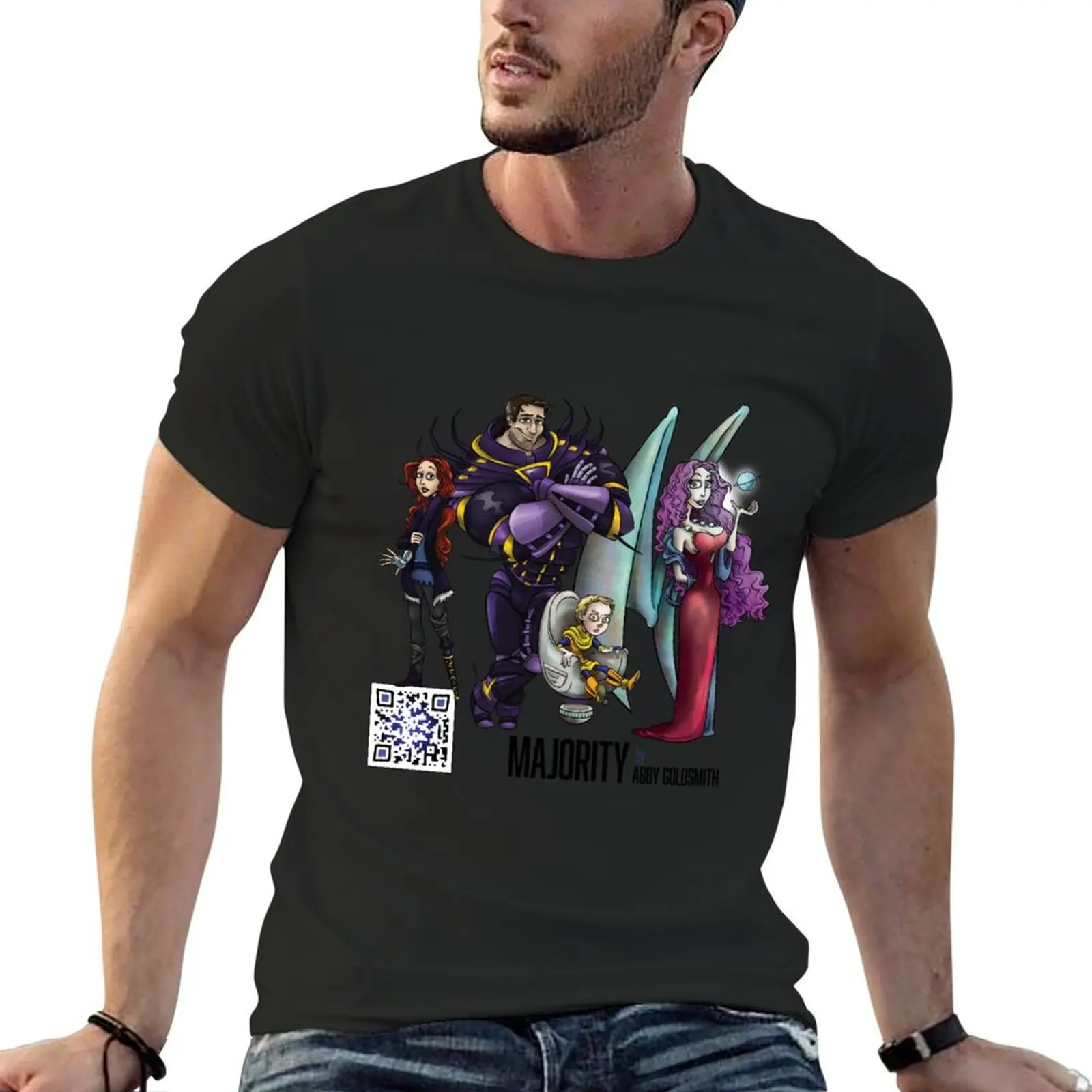 MAJORITY heroes T-Shirt summer clothes cotton graphic tees mens t shirts top quality