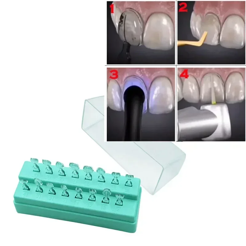 

Dental Veneers Mould Kit Composite Resin Mold Porcelain Teeth Veneer Aesthetic Mould Composite Anterior Tooth Whitening Tool