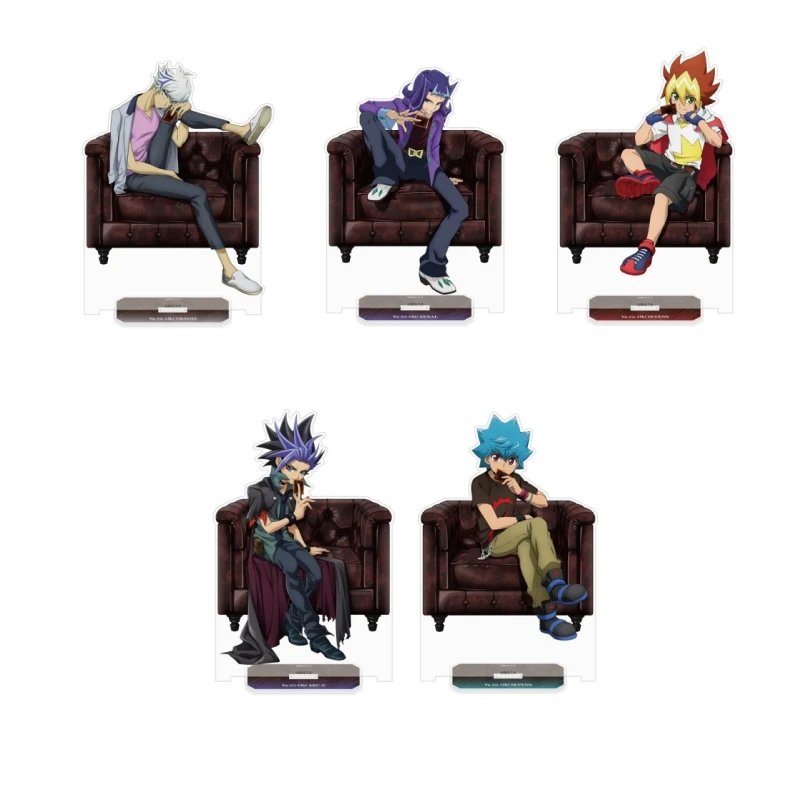 

Hot Anime Yu - Gi - Oh! Version of the Strongest Duelists 15cm Acrylic standing sign Desktop ornament Friends Christmas gifts