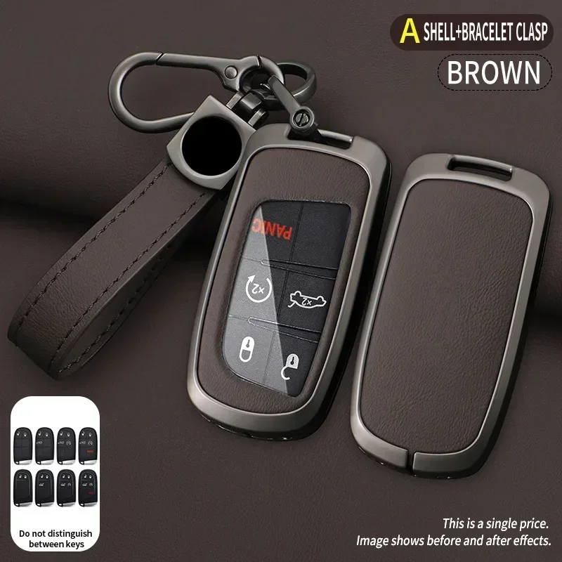 Zinc Alloy Car Key Case Fit For Dodge RAM Challenger Charger 1500 Journey RAM Remote Control Protection For DODGE RAM Logo Shell