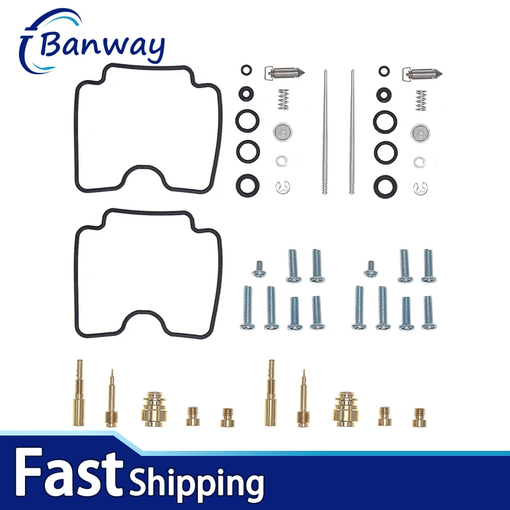 

2Sets For Suzuki 2004 - 2009 GS500F 2001 - 2002 GS500 Carburetor Repair Kit