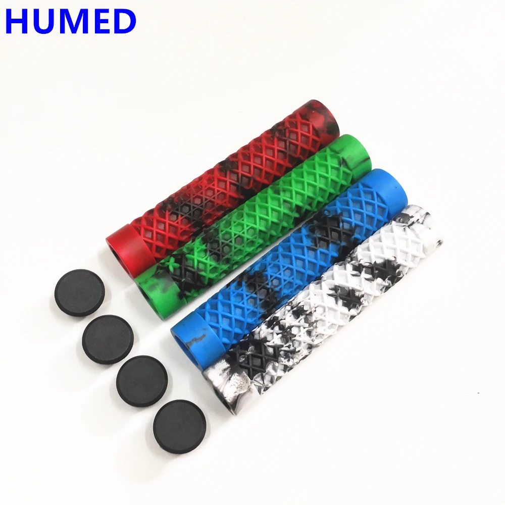 New Bicycle Handlebar Grips Lengthening Non-Slip Soft Rubber Mountain Bike Grips For 22.2mm Handlebar Scooter Tricycle BMX