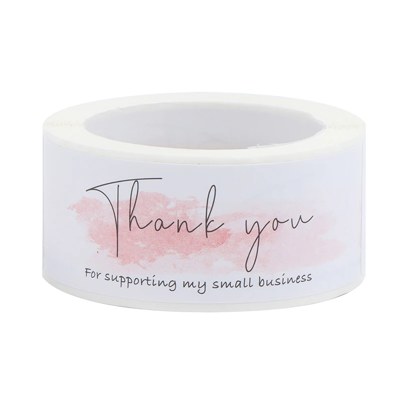 120pcs/roll Thank You Stickers Self-adhesive Party Sticker Label Sealing Stickers For Gift Wrapping