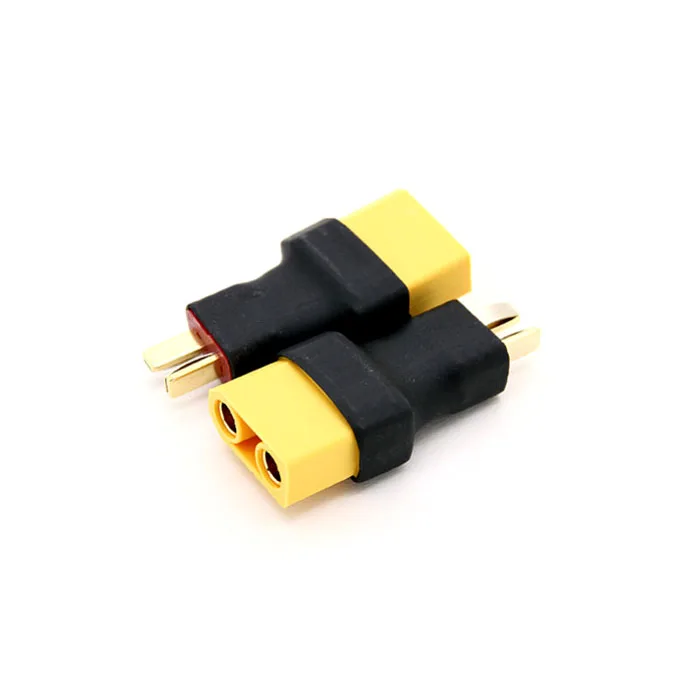 Adaptador de enchufe Unisex XT90 a Deans T, conector sin cable para RC DIY, piezas de batería Lipo, juguetes electrónicos de plástico, 10 Uds.