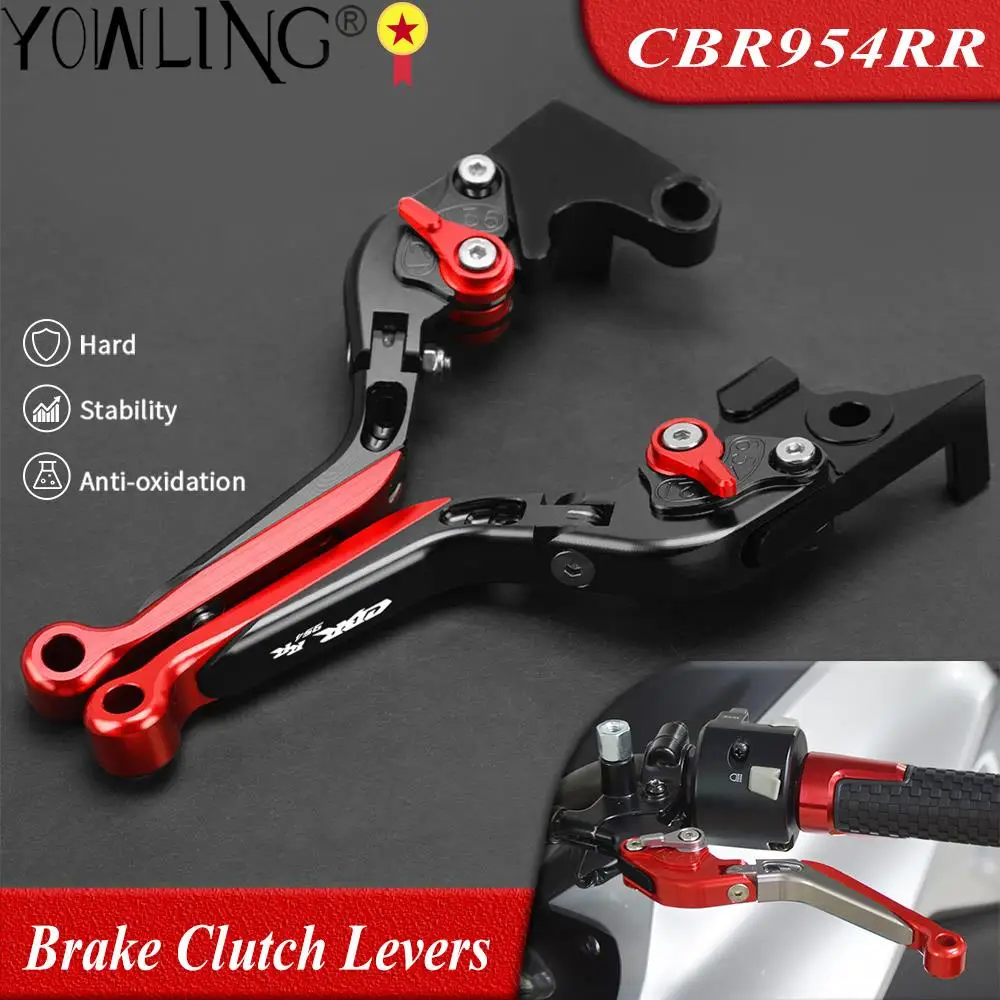 

Motorcycle Accessories Adjustable Folding Extendable Brake Clutch Levers For Honda CBR954RR CBR 954 RR 954RR CBR954 RR 2002 2003