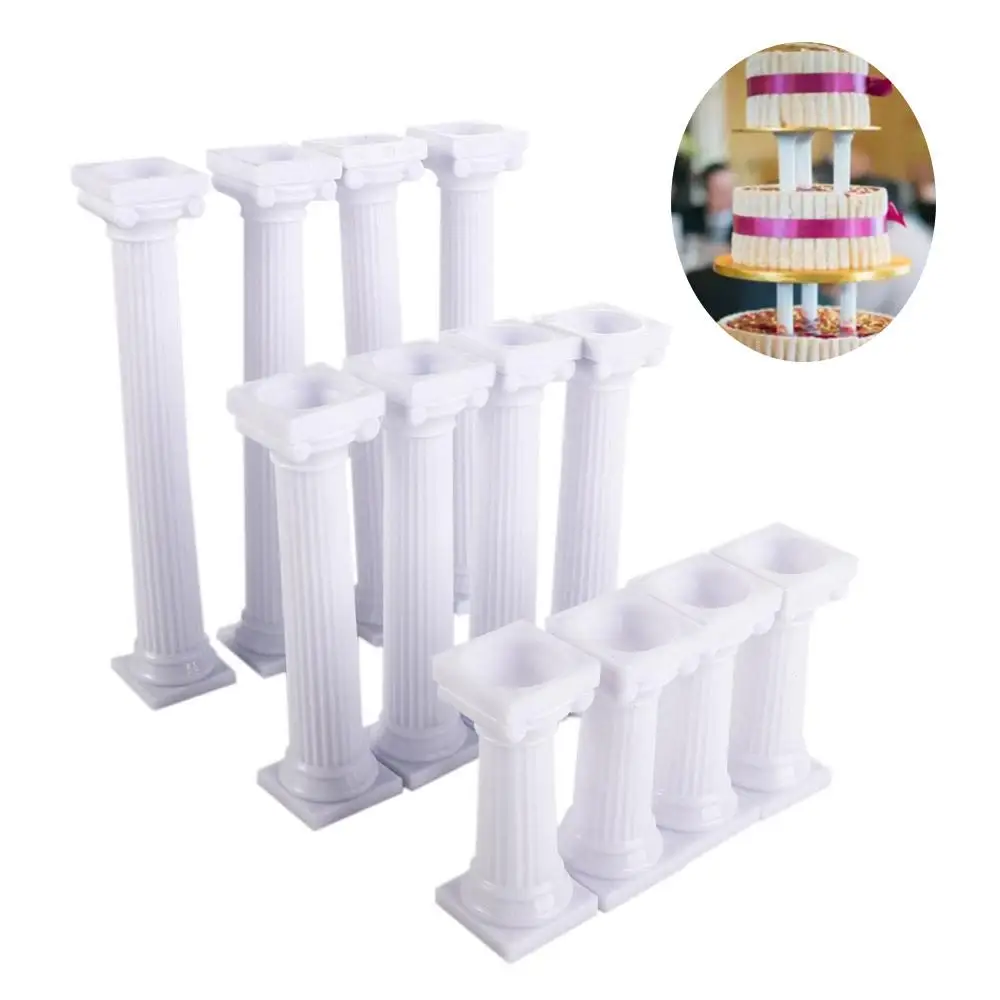 3 Size DIY Support Rod Display Cake Decoration Tiered Stands Cakes Separator Roman Column