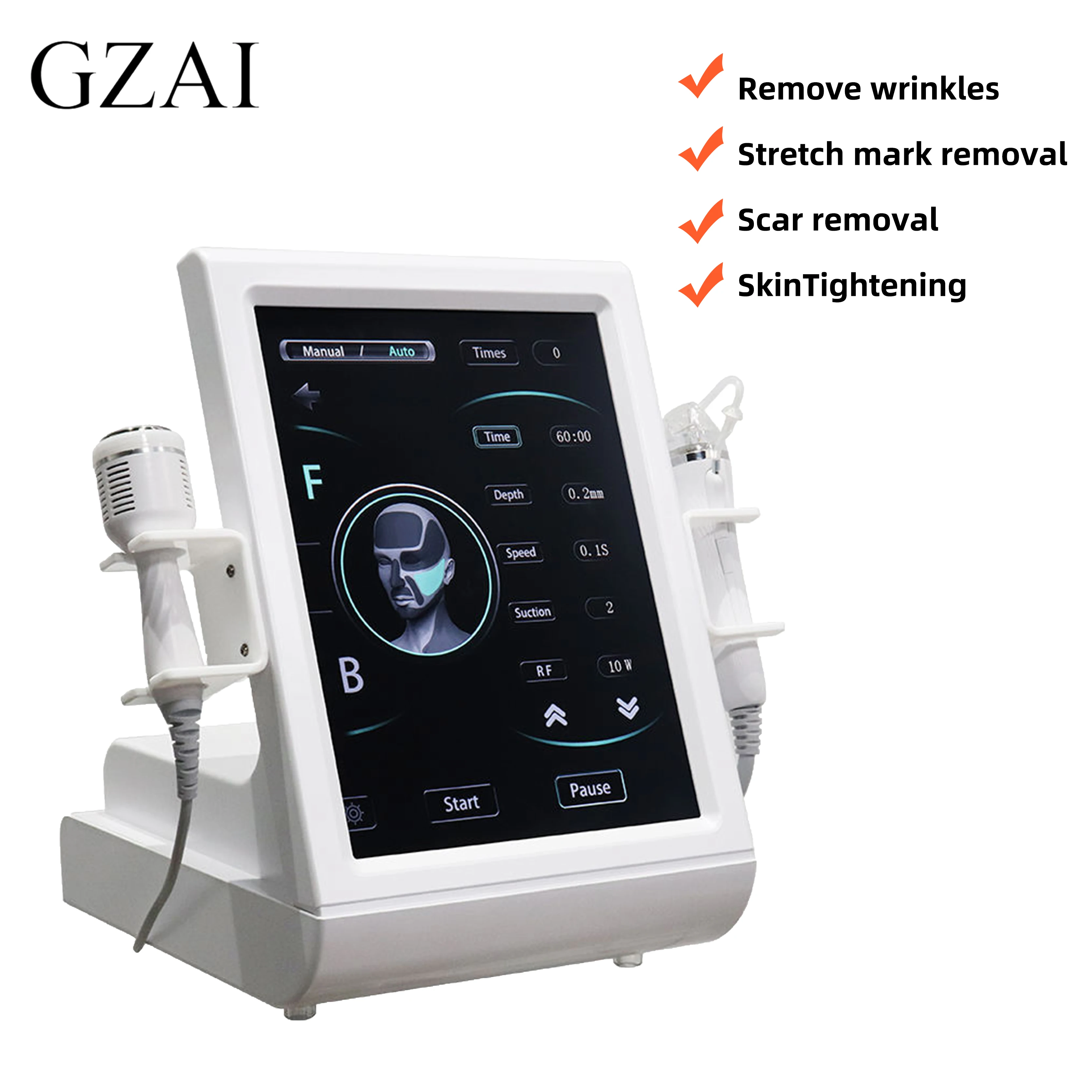 GZAIFacial Treatment - Антивозрастной, лифтинг кожи, укрепление, осветление блеска кожи, уход за кожей, омолажает кожу