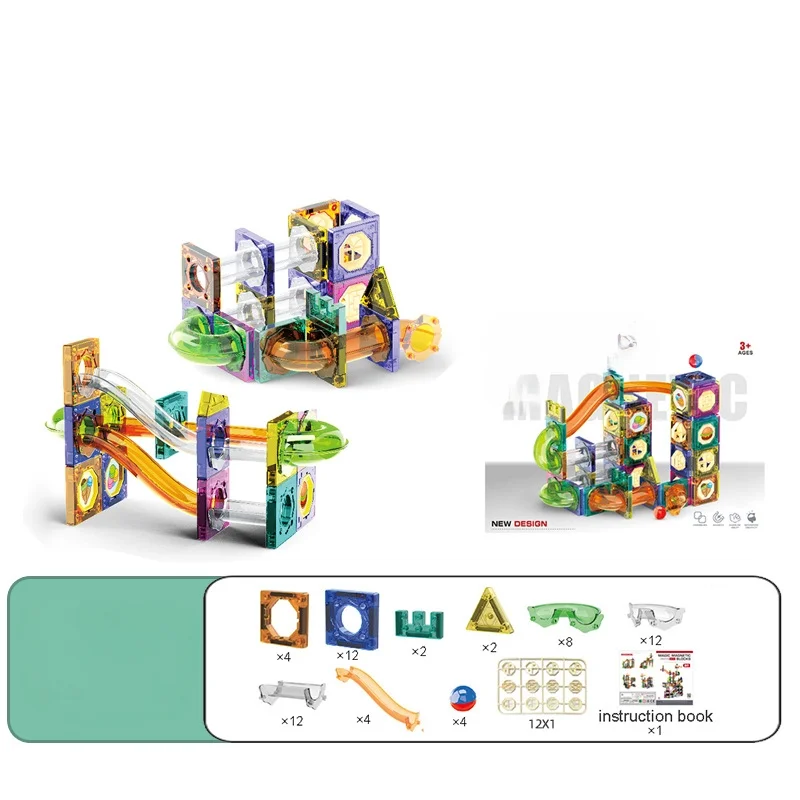 インテリジェントおもちゃギフトローラー磁気ブロック多機能おもちゃ安全素材インテリジェント組み立て子供のおもちゃギフト