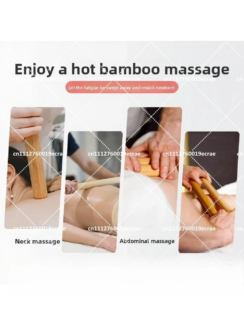 Double Sided Heating Pad with Bamboo Stick Set, Digital Temperature Control, Relaxing Heat Therapy for Neck Back Pain Relief