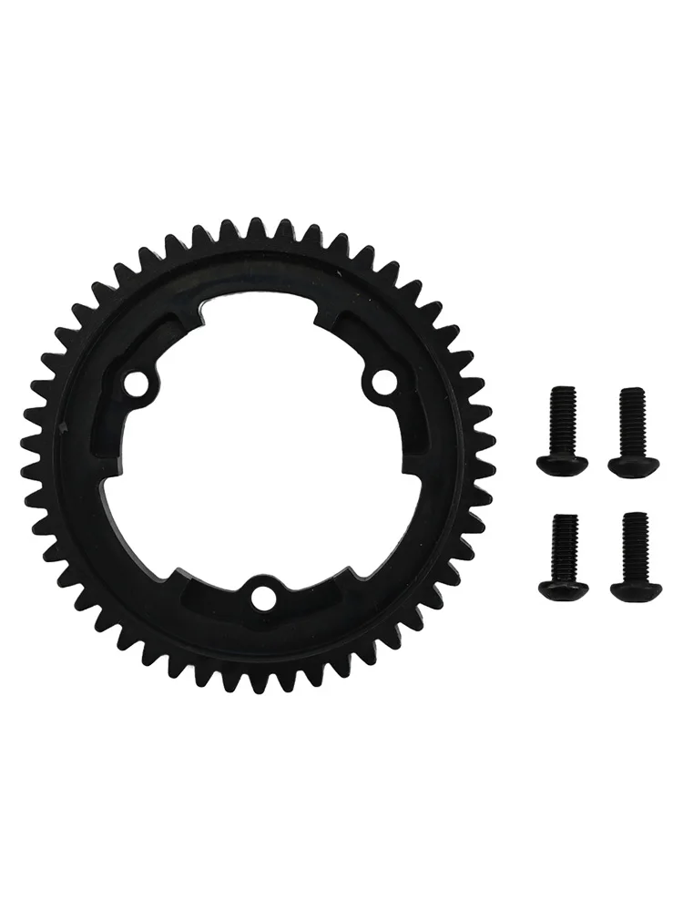 1pc Big Tooth Main Gear With 3 Screws Harden Steel 50T Main Gear Spur Gear 6449 6447/8X For Traxxas For XMaxx E-REVO 2.0