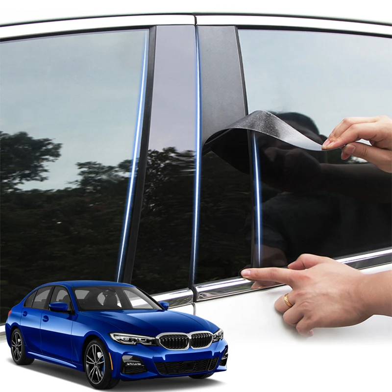 

Car Styling PVC For BMW 3 Series F30 G20 2011-2023 Car Window Pillar Trim Sticker Middle BC Column Stickers External Accessories