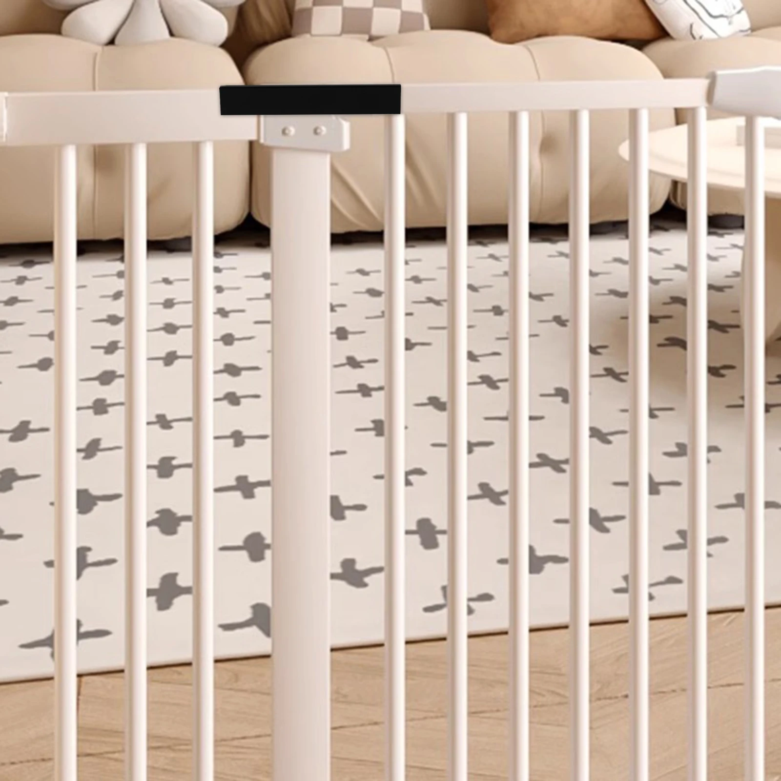Valla para perros y mascotas, ranuras para puerta infantil, puertas de refuerzo, piezas de puertas para bebés, accesorios duraderos, seguros, resistentes, simples, de largo tiempo, 4 Uds.