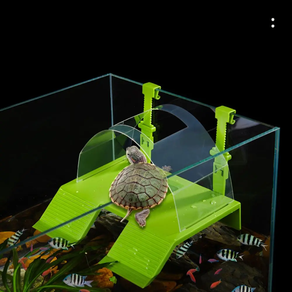 Floating Dock Platform For Turtle Aquarium Hook Mounted Resting Shelf Reptile Basking Terrace Escape Proof Supplies
