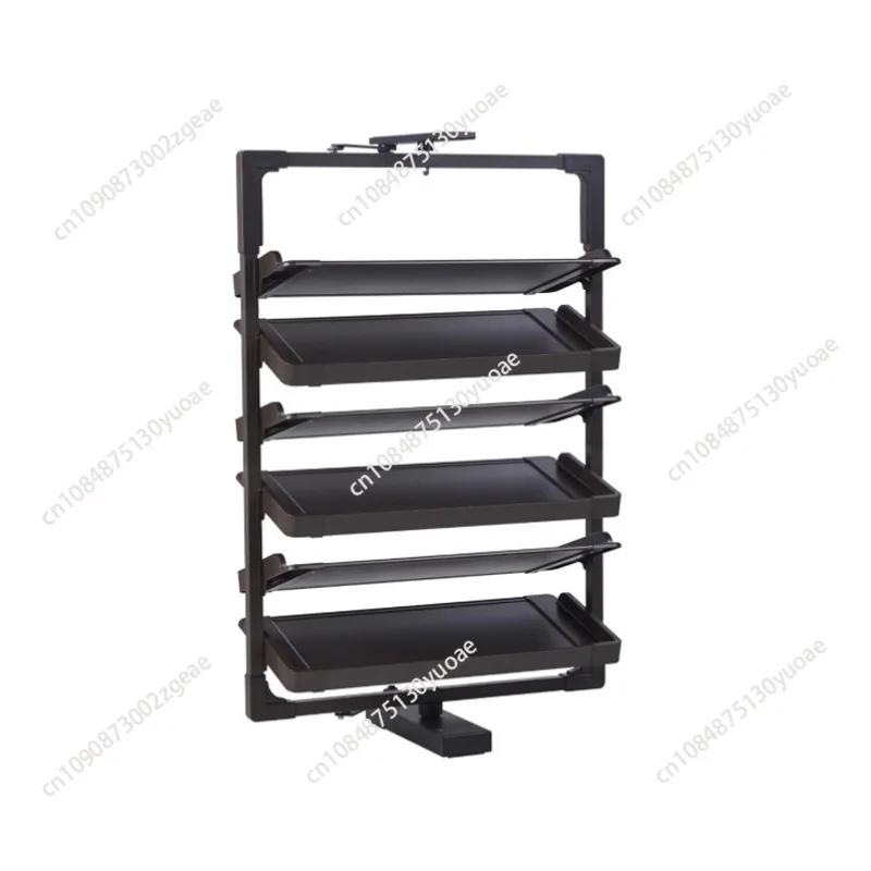 Rotating shoe rack 360-degree round household multi-layer ultra-thin built-in storage artifact  model