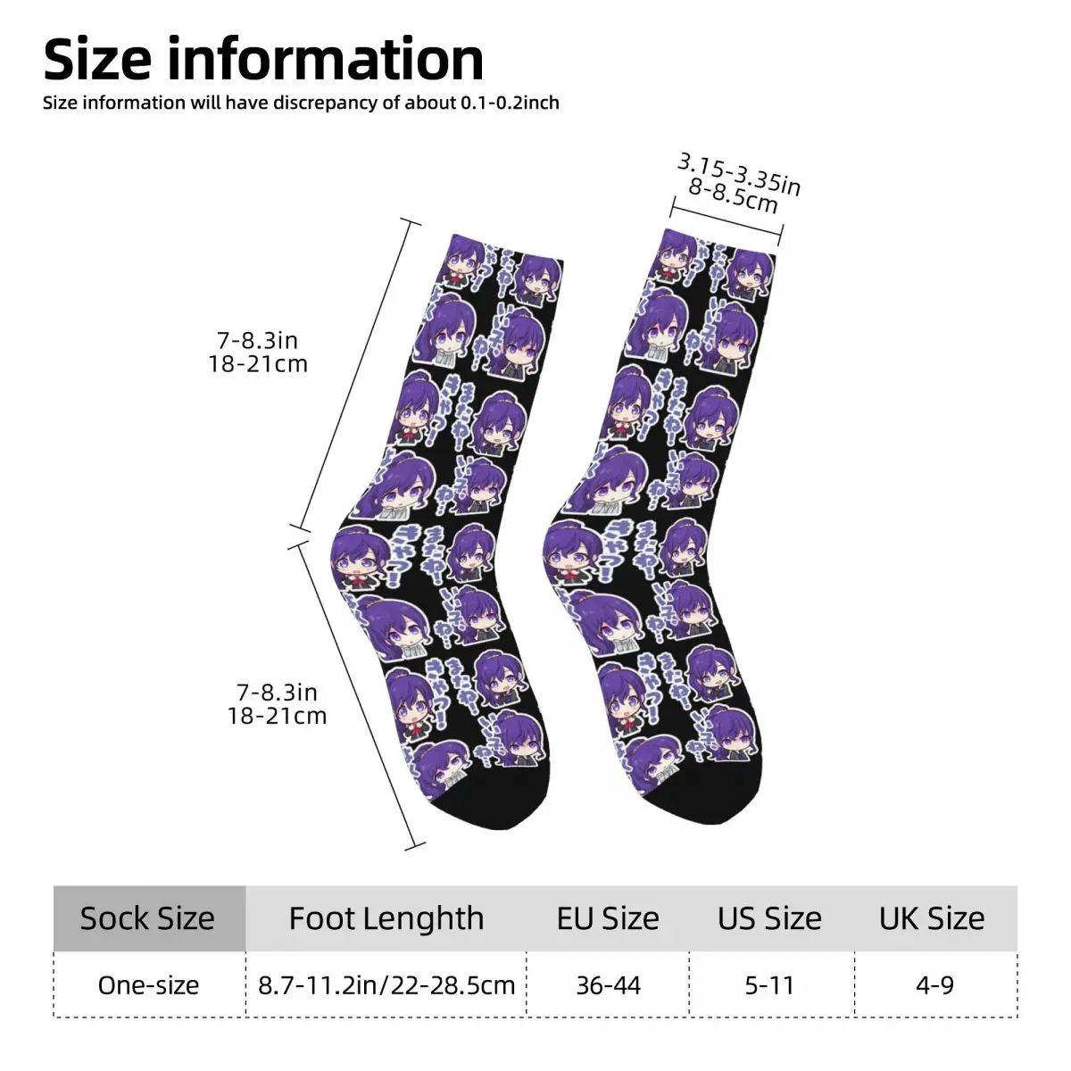 Project Sekai Emu Otori Stockings Rui Kamishiro Graphic Novelty Socks Autumn Non Skid Socks Men Climbing Warm Soft Socks