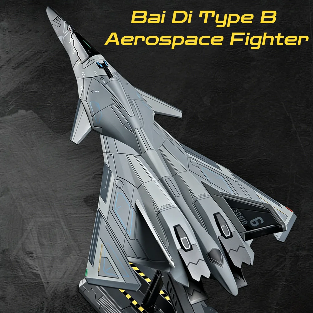 

1:72 1:200 Bai Di Type B Aerospace Fighter Alloy Diecast Model Toy Car with Bracket Cockpit Can Be Opened Toy Commemorative Gift