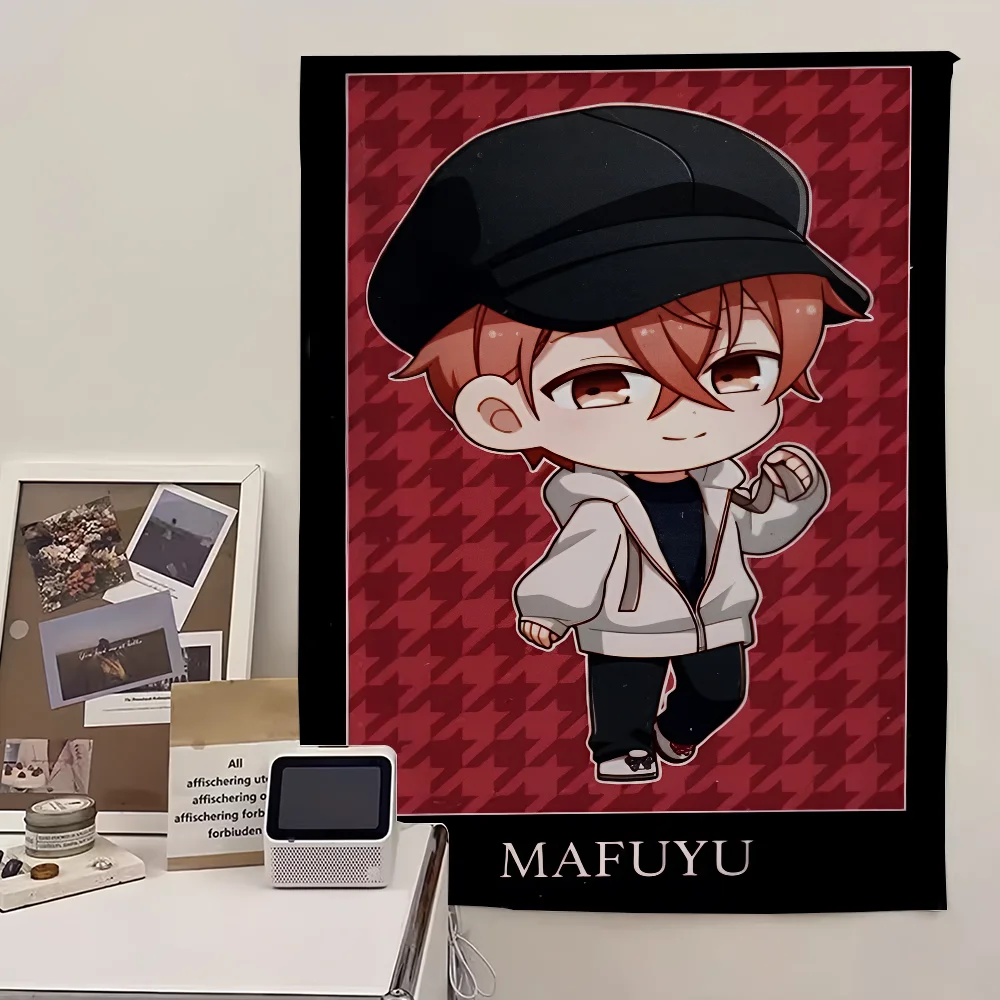 Given Anime BL Mafuyu w flag Living Room Wall Club Hanging Home Dorm Decor Art Garage Bar Live Decoration Banner