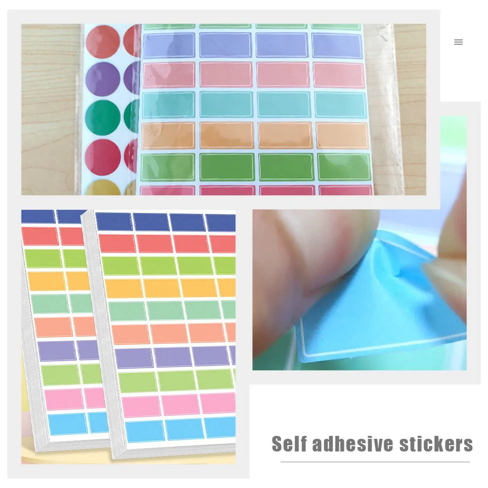 

20 Sheets Multipurpose Sticky Labels Removable Tag Stickers Easy to Use for Various Occasions Label Sticker Tag Sticker