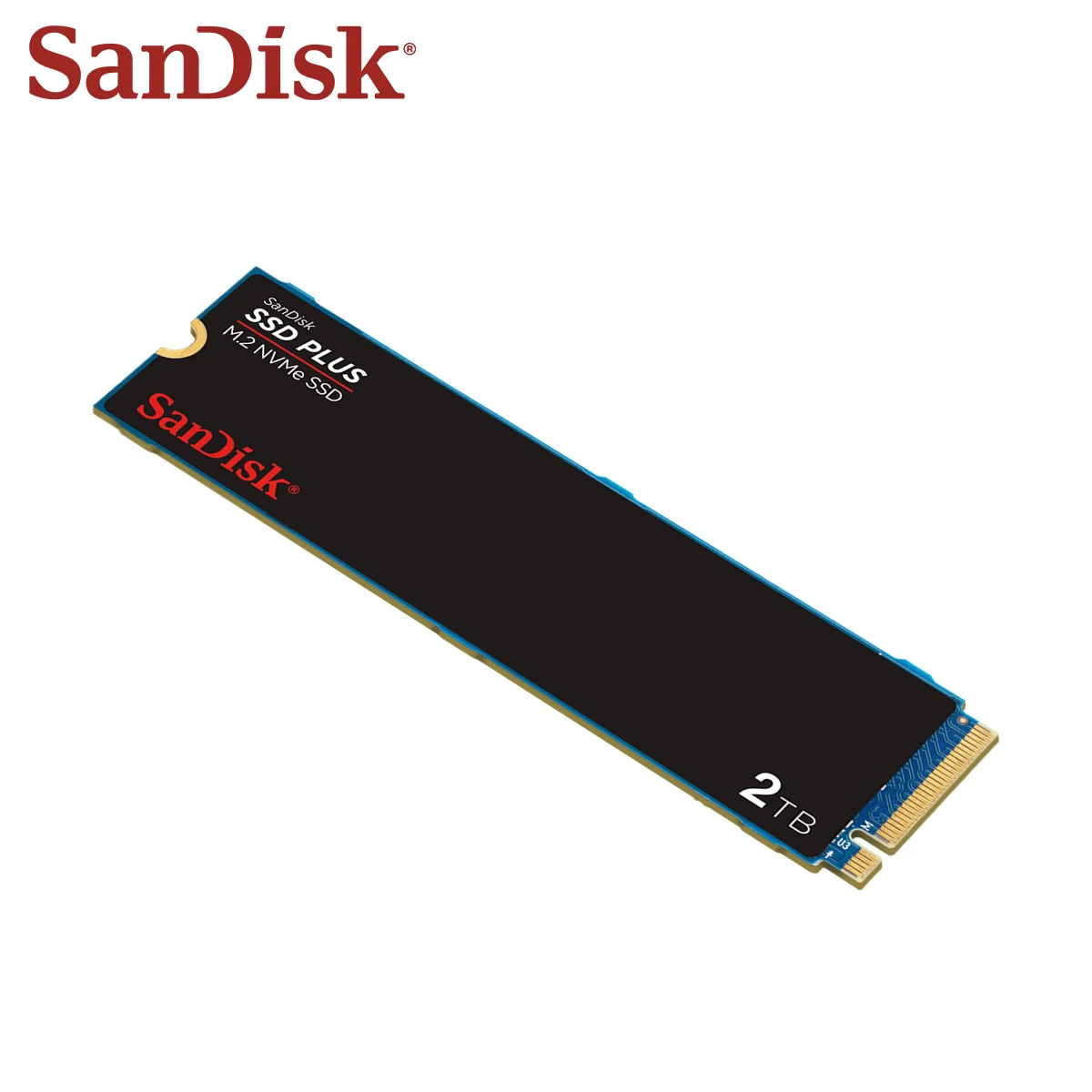 Imagem -03 - Sandisk-unidade Interna de Estado Sólido Disco de Armazenamento Alta Velocidade Original Ssd Plus Nvme m2 2280 Pcie Gen 3x4 250gb 500gb 1tb