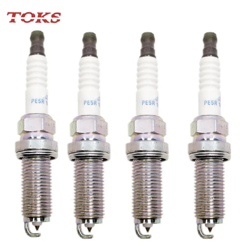 4PCS PE5R-18-110 PE21-18-110 Iridium Spark Plug For Mazda 3 6 CX-3 CX-5 MX-5 2.0/2.5L Miata PE5R18110 ILKAR7L11 94124