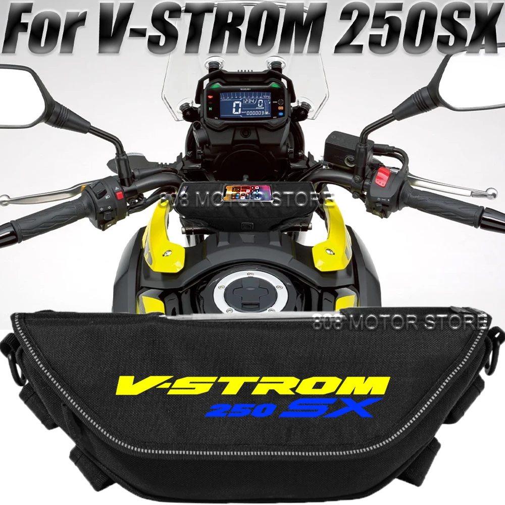 For V-strom 250sx Motorcycle Accessories Tools Bag Waterproof And Dustproof Convenient Travel Handlebar Bag