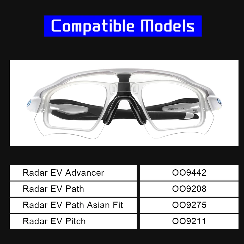 

Nexpolarised Insert Clip-On Prescription Clip & Custom Prescription Lenses for Oakley Radar EV Sunglasses