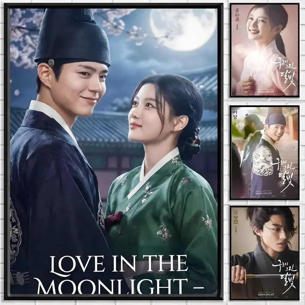 TV Series Moonlight Drawn by Clouds Poster Self Adhesive Waterproof PP Poster Coffee Shop Bar Wall Sticker Home Room Decor