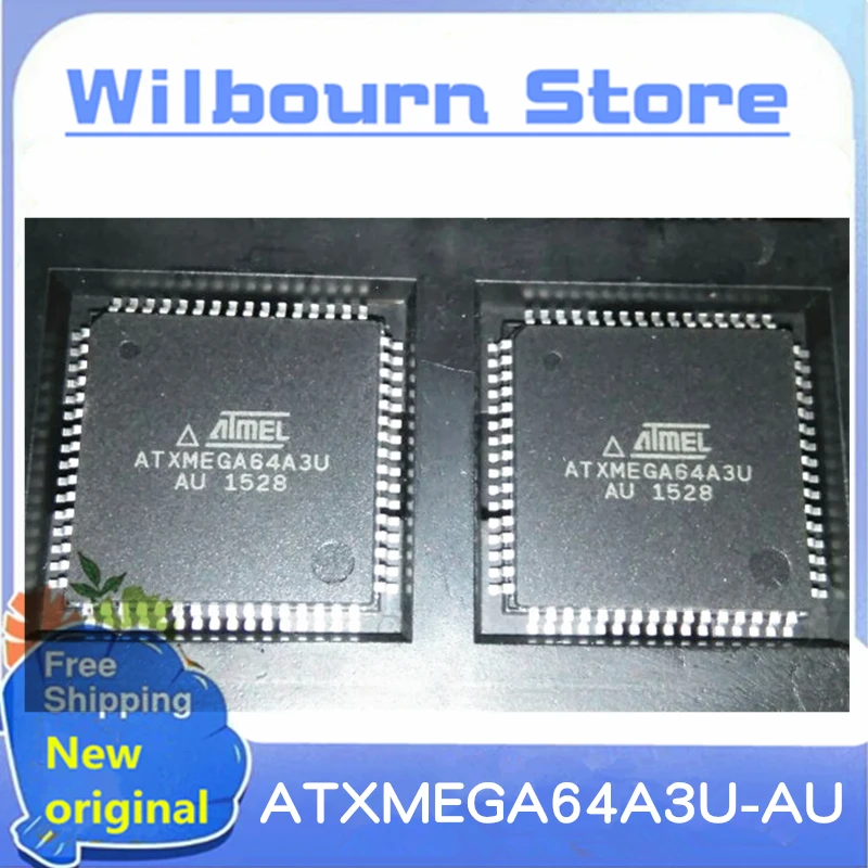 100% New original 5PCS/LOT ATXMEGA64A3-AU ATXMEGA64A3 QFP64 ATXMEGA64A3U-AU ATXMEGA64A3U QFP64