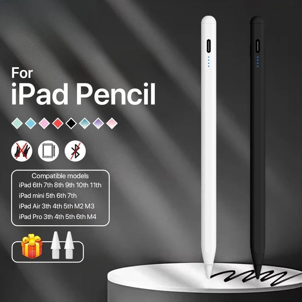 

Stylus Pen for iPad with Magnetic Suction Touch Pencil for 2018-2025 iPad Pencil Kindle Accessories Tablet Stylus Pen