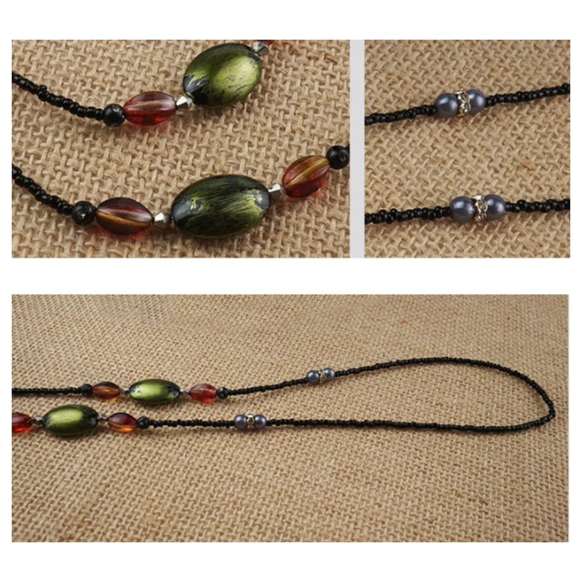 

Eyeglass Strap For Women Beaded Glasses Chain Cord Holder Outdoor Sports Sunglasses Accessory Lightweight Secure Fit