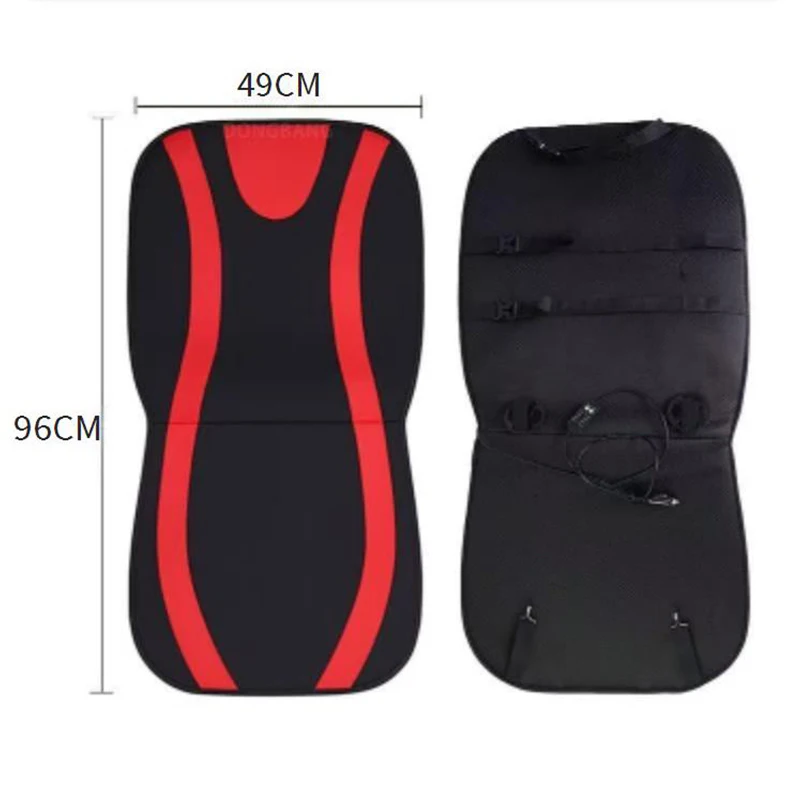 2025 جديد سيارة التدفئة وسادة مقعد 4-سرعة قابل للتعديل الشتاء العالمي سيارة التدفئة وسادة مقعد الخريف والشتاء غطاء مقعد دافئ #4