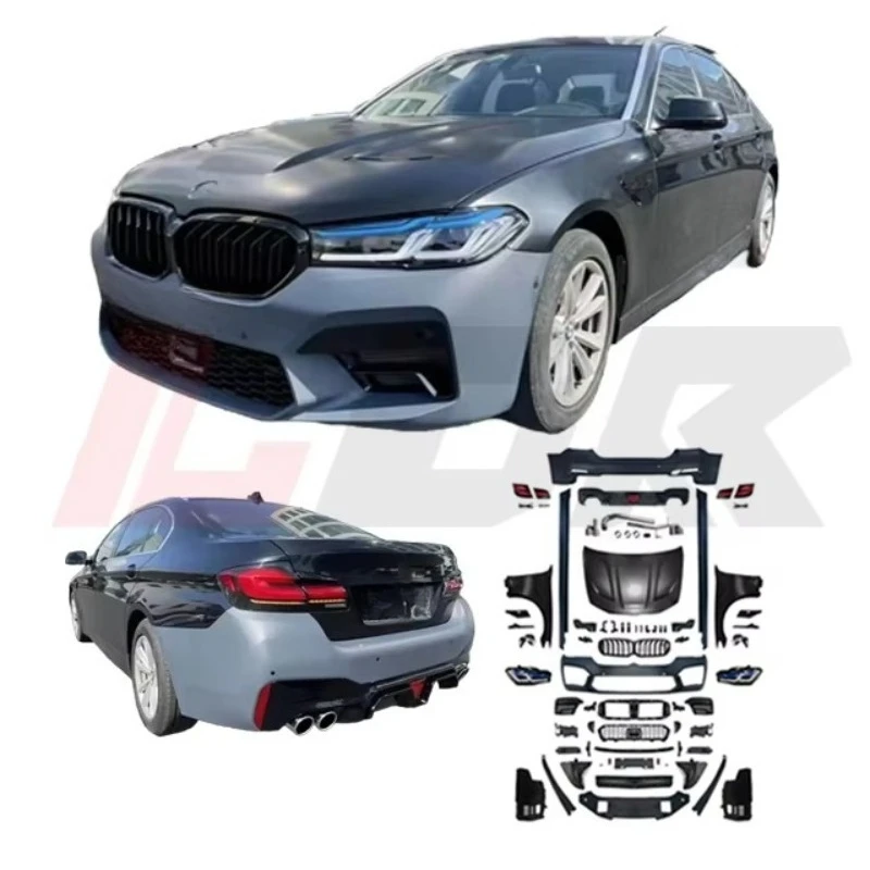 

F10 5 Series (2010-2015) to G30 LCIF90 M5CS Style Wide Body Conversion Kit with LED Headlights & Fenders - Full Body Kit Upgrade