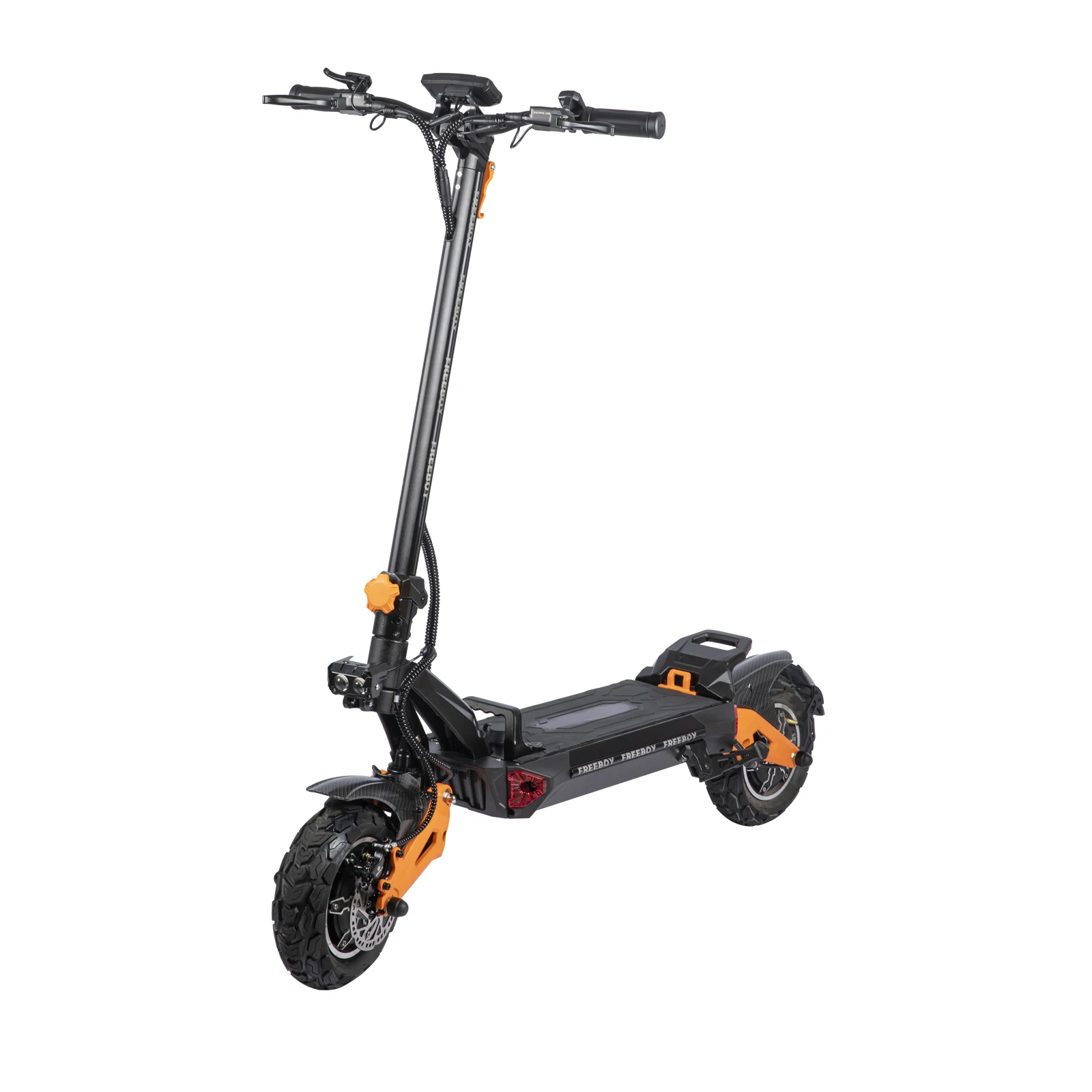 

FREEBOY H9 Adult Electric Scooter 60V 30AH Folding 1800W*2 Motor E-Scooter 11 Fat Tire E-Mountain Scooter