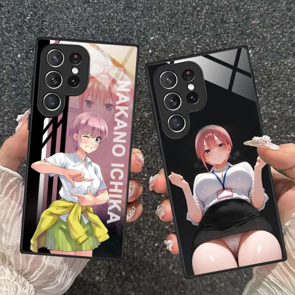 Anime Nakano Ichika Phone Case for Samsung Galaxy A56 55 54 53 52 51 36 35 34 23 16 15 5G Glass Protective Cover