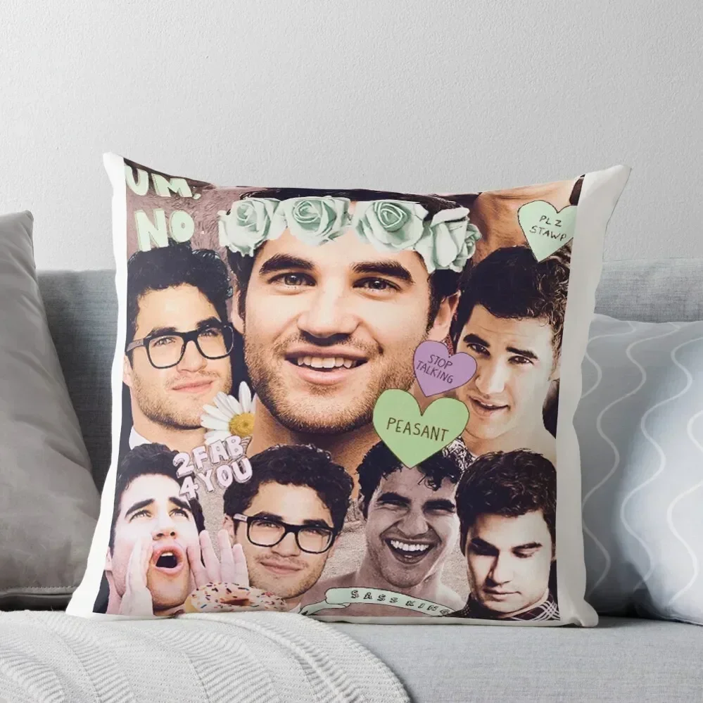 

Darren Criss Throw Pillow Sofa Cushions Cushion Cover pillow