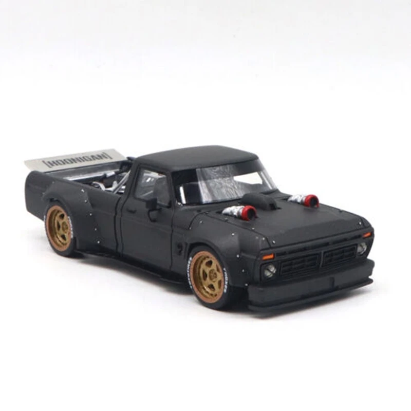 Car Model For Collection1/43 HRN-MODEL FORD MUSTANG  PICK UP HOONIGAN TRUCK RESIN CAR MODEL