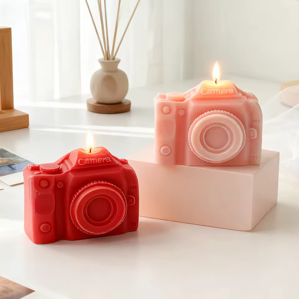 DIY Camera Form Silicone Mold Handmade Aroma Candle Gypsum Resin Molds Home Decoration Crafts Making Mould - AliExpress